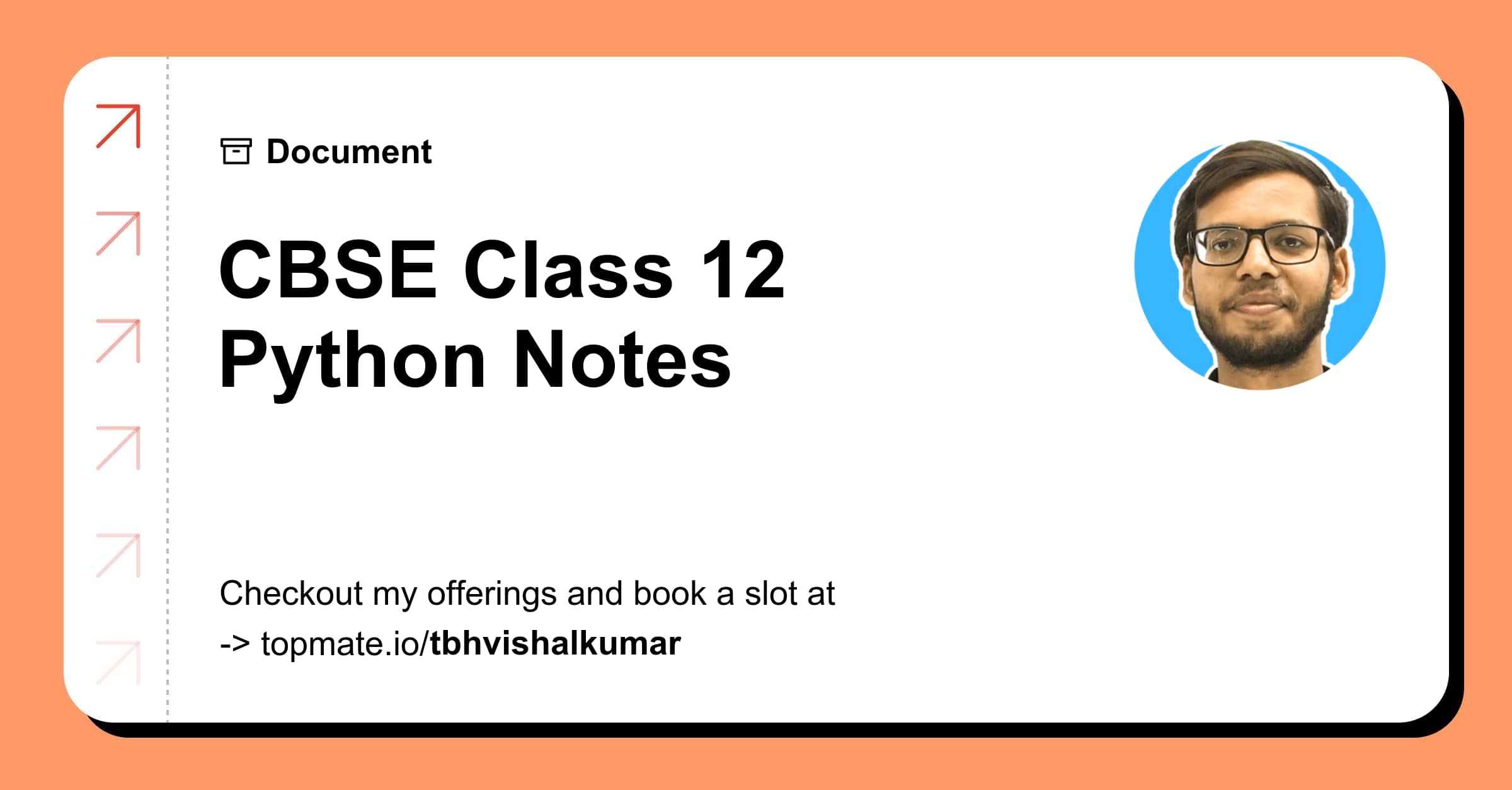 Cbse class 12 python notes with vishal kumar